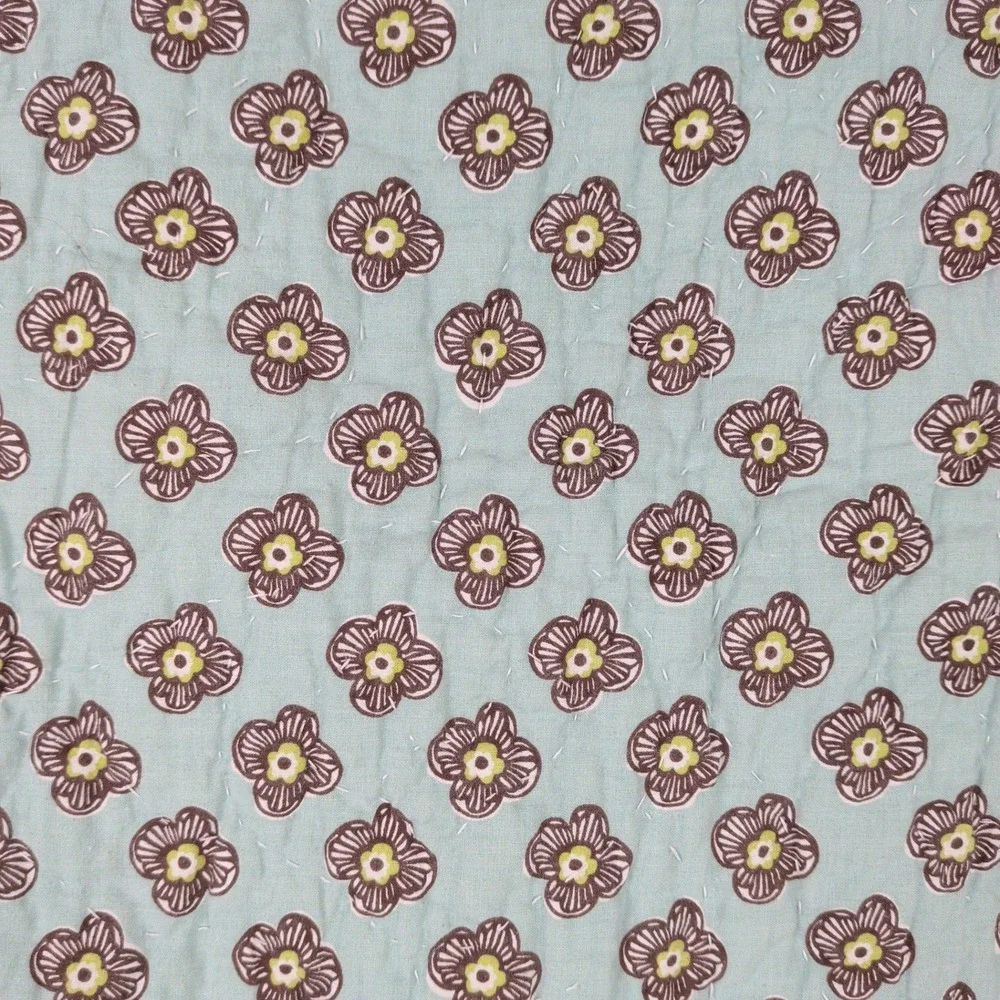 Pottery Barn Kids Brooklyn Crib Toddler Quilt Blanket Purple Mandala Floral